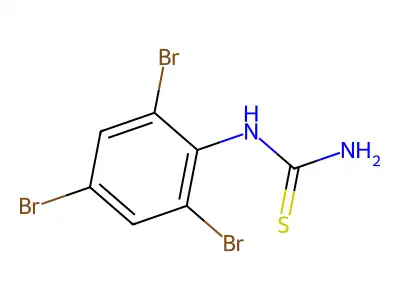 N-(2,4,6-Tribromophenyl)thiourea structure