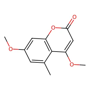 4,7-二甲氧基-5-甲基香豆素 structure