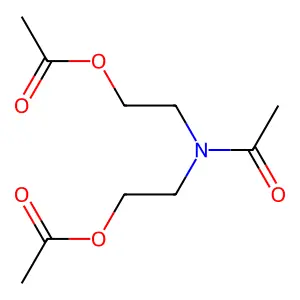 N,N-双(乙酰氧乙基)乙酰胺 structure