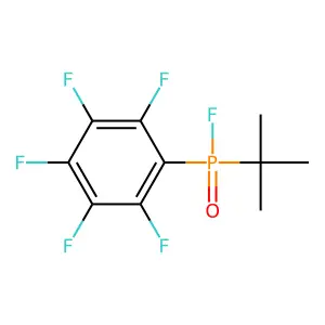 Phosphine oxide, (1,1-dimethylethyl)fluoro(pentafluorophenyl)- structure