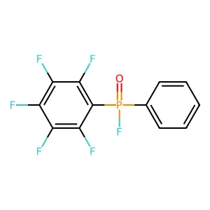 Phosphine oxide, fluoro(pentafluorophenyl)phenyl- structure