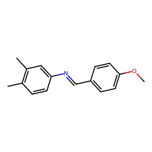 N-(4-Methoxybenzylidene)-3,4-xylidine structure
