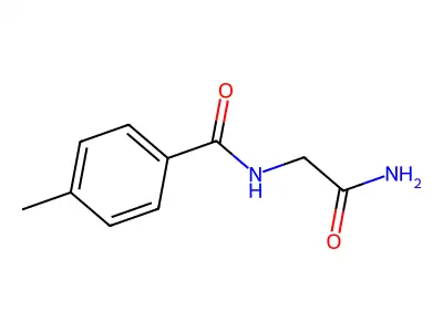 N-(2-amino-2-oxoethyl)-4-methylbenzamide structure