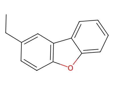 2-Ethyldibenzofuran structure