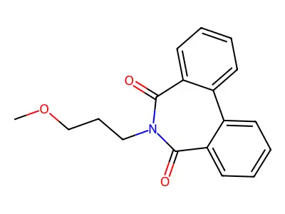 6-(3-Methoxypropyl)benzo[d][2]benzazepine-5,7-dione structure