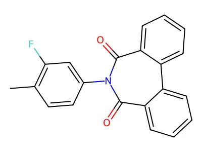 6-(3-Fluoro-4-methylphenyl)benzo[d][2]benzazepine-5,7-dione structure