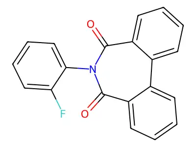6-(2-Fluorophenyl)benzo[d][2]benzazepine-5,7-dione structure