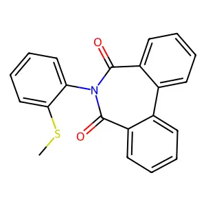 6-(2-Methylsulfanylphenyl)benzo[d][2]benzazepine-5,7-dione structure