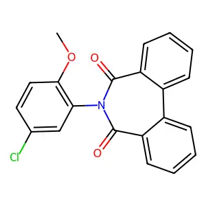 6-(5-Chloro-2-methoxyphenyl)benzo[d][2]benzazepine-5,7-dione structure