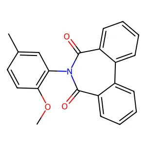 6-(2-Methoxy-5-methylphenyl)benzo[d][2]benzazepine-5,7-dione structure
