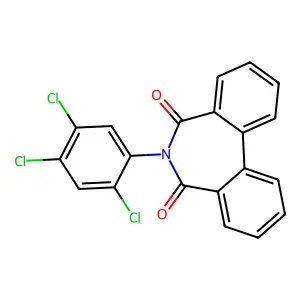 6-(2,4,5-Trichlorophenyl)benzo[d][2]benzazepine-5,7-dione structure