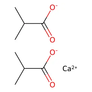 异丁酸钙盐 structure