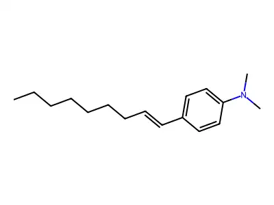 N,N-dimethyl-4-[(E)-non-1-enyl]aniline structure