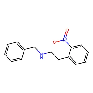 n-Benzyl-2-(2-nitrophenyl)ethanamine structure