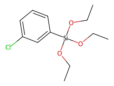 Silane, (3-chlorophenyl)triethoxy- structure