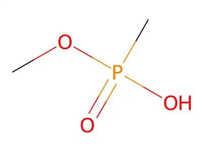 Monomethyl methylphosphonate structure