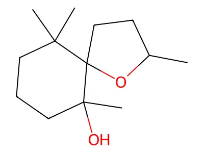 6-Hydroxydihydrotheaspirane structure
