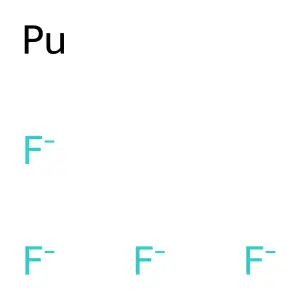 四氟化钚 structure