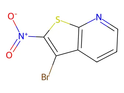 3-Bromo-2-nitrothieno[2,3-b]pyridine structure