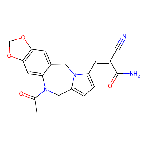 3-(5-acetyl-5,11-dihydro-6H-[1,3]dioxolo[4',5':4,5]benzo[1,2 structure