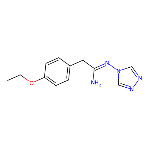 2-(4-Ethoxy-phenyl)-N-[1,2,4]triazol-4-yl-acetamidine structure