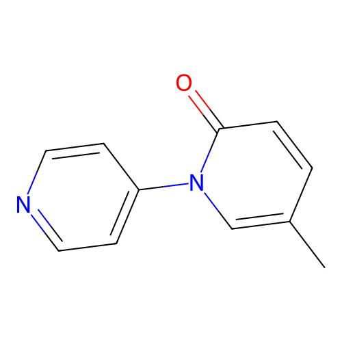 1-(4-Pyridinyl)-5-methyl-2-pyridone structure