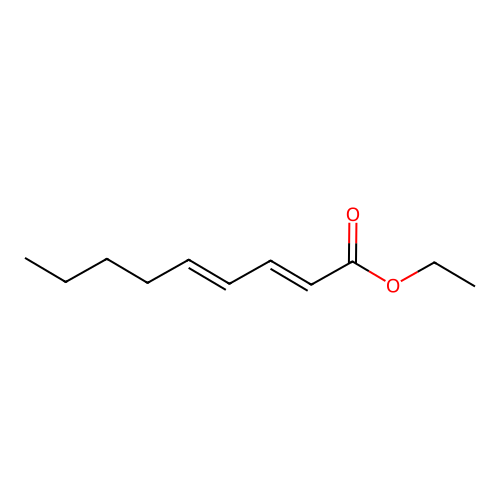 ethyl (2E,4E)-nona-2,4-dienoate structure