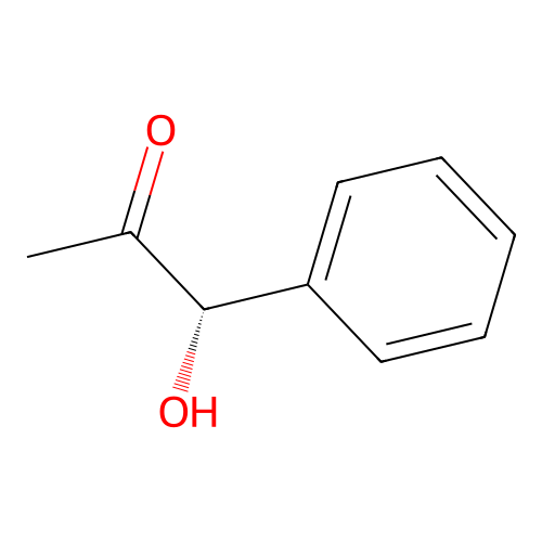 (1S)-1-hydroxy-1-phenylpropan-2-one structure
