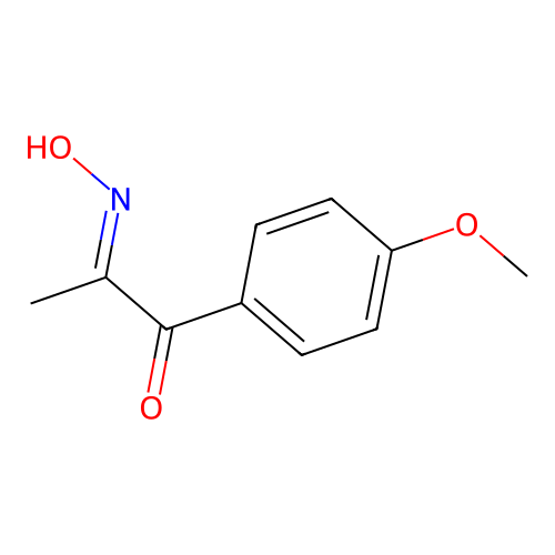 2-Hydroxyimino-1-(4-methoxyphenyl)propan-1-one structure