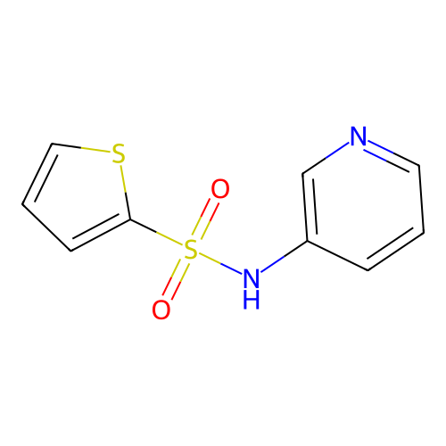 Thiophene-2-sulfonic acid pyridin-3-ylamide structure