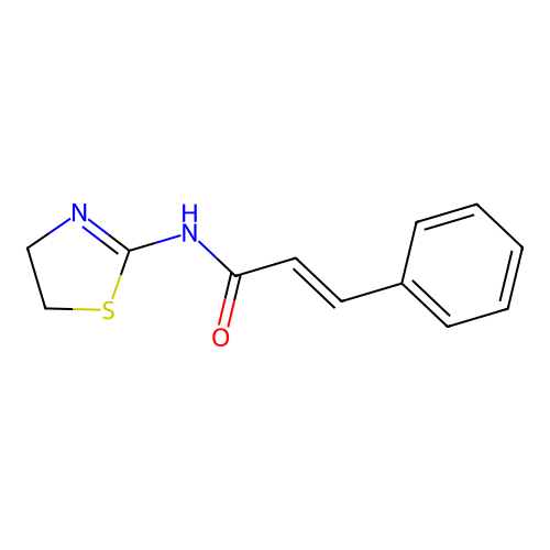3-Phenyl-N-(2,5-thiazolinyl)prop-2-enamide structure