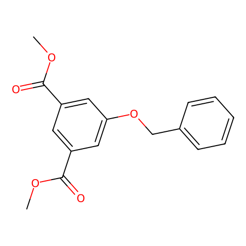 Dimethyl 5-bentyloxy-isophthalate structure