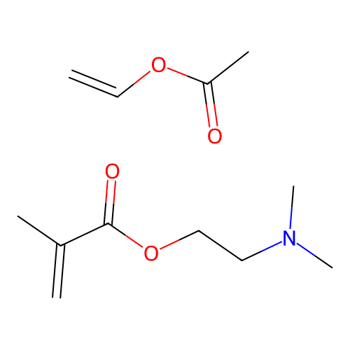 2-(Dimethylamino)ethyl 2-methylprop-2-enoate--ethenyl acetate (1/1) structure