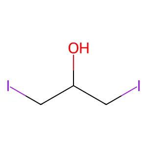 1,3-Diiodo-2-propanol structure