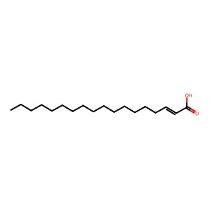 2-Octadecenoic acid structure