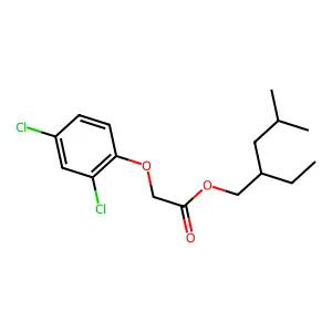 2,4-D 2-Ethyl-4-methylpentyl ester structure