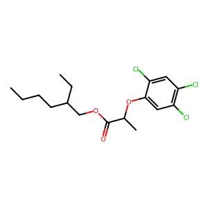 2-Ethylhexyl 2-(2,4,5-trichlorophenoxy)propionate structure