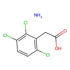 Ammonium 2,3,6-trichlorophenylacetate structure