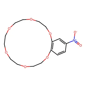 4'-Nitrobenzo-18-crown 6-Ether structure