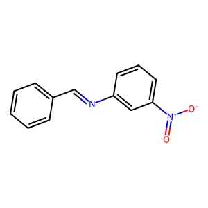 3-硝基-N-(亚苄基)苯胺 structure