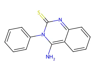 4-imino-3-phenyl-3,4-dihydro-2(1H)-quinazolinethione structure