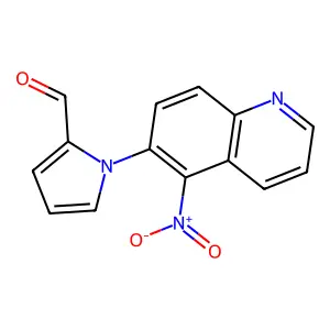 1-(5-硝基喹啉-6-基)吡咯-2-甲醛 structure