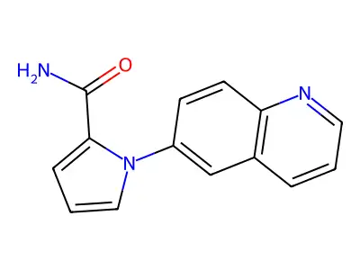 1-(6-Quinolinyl)-1h-pyrrole-2-carboxamide structure
