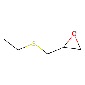 Oxirane, (ethylthiomethyl)- structure