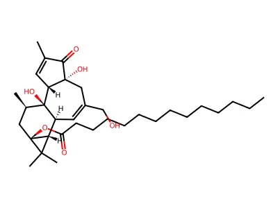 12-Deoxyphorbol-13-tetradecanoate structure