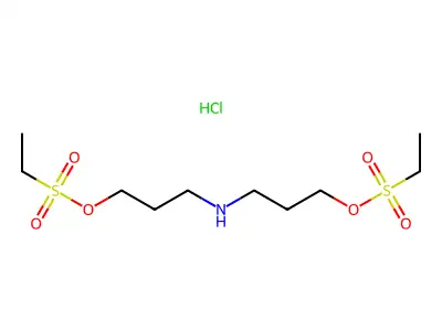 1-Propanol, 3,3'-iminodi-, diethanesulfonate (ester), hydrochloride structure