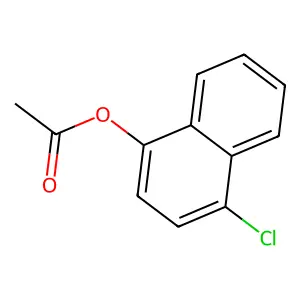 1-Naphthalenol, 4-chloro-, acetate structure