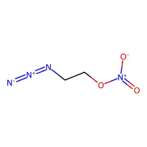 硝酸2-叠氮基乙酯 structure
