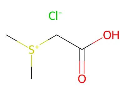二甲基锍乙酸氯化物 structure