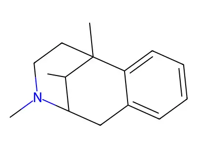 3,6,11-Trimethyl-1,2,3,4,5,6-hexahydro-2,6-methano-3-benzazocine structure